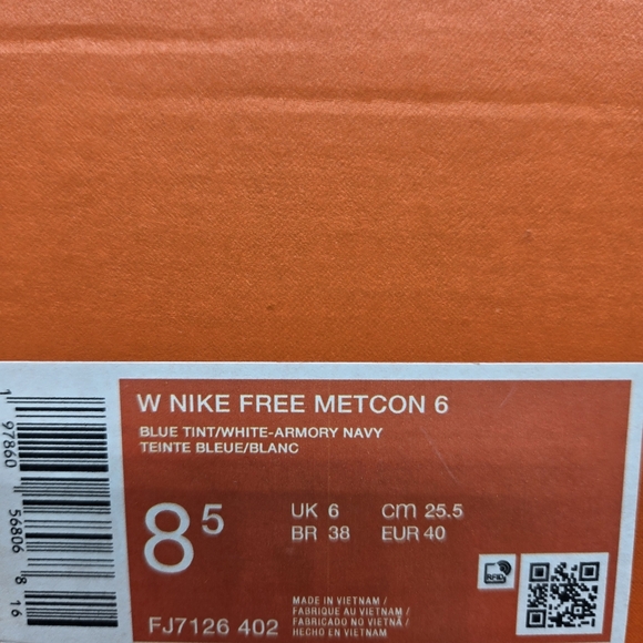 New Nike Free Metcon 6 Women's Workout Shoes Size 8.5 - Picture 8 of 8
